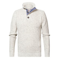 блуза,мъжки,пуловери,petrol,industries,m,3020,kwc226,sweater,grey
