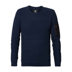 блуза,мъжки,пуловери,petrol,industries,m,3020,kwr240,sweater,blue,(dark,sapphire)