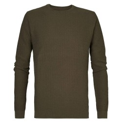 блуза,мъжки,пуловери,petrol,industries,m,3020,kwr252,sweater,brown