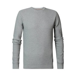блуза,мъжки,пуловери,petrol,industries,m,3020,kwr252,sweater,light,grey,melee,(grey)