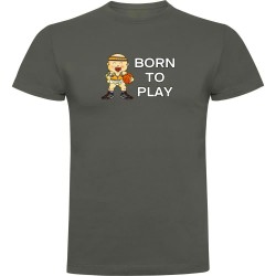тениска,мъжки,тениски,kruskis,born,to,play,basketball,short,sleeve,t,shirt,green,(dark,army,green)