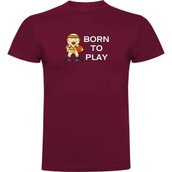 тениска,мъжки,тениски,kruskis,born,to,play,basketball,short,sleeve,t,shirt,red,(dark,red)