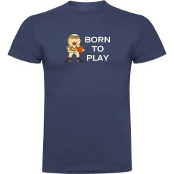 тениска,мъжки,тениски,kruskis,born,to,play,basketball,short,sleeve,t,shirt,blue,(denim,blue)