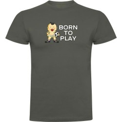 футболна,фланелка,мъжки,тениски,kruskis,born,to,play,football,short,sleeve,t,shirt,green,(dark,army,green)