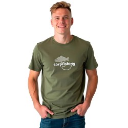 тениска,мъжки,тениски,kruskis,carpfishing,short,sleeve,t,shirt,dark,army,green