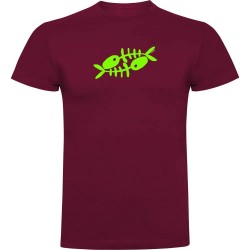 тениска,мъжки,тениски,kruskis,fishbones,short,sleeve,t,shirt,dark,red,(red)