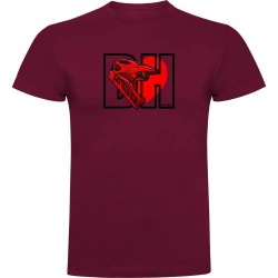тениска,мъжки,тениски,kruskis,i,love,downhill,short,sleeve,t,shirt,dark,red,(red)