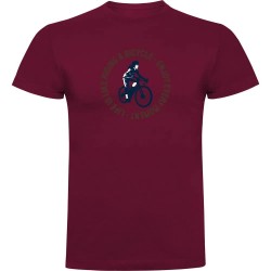 тениска,мъжки,тениски,kruskis,life,is,like,riding,short,sleeve,t,shirt,dark,red,(red)