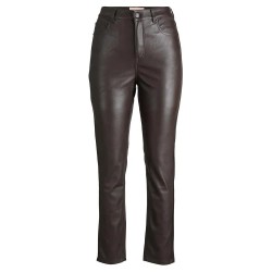 панталони,дамски,панталони,jack,&,jones,berlin,slim,fit,jjxx,high,waist,pants,brown