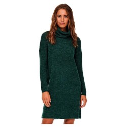 рокля,дамски,поли,и,рокли,only,jana,long,sleeve,dress,mallard,green,detail,melange,(green)