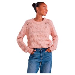 блуза,дамски,пуловери,дамски,плетени,дрехи,pieces,bibbi,sweater,rose,cloud,(pink)