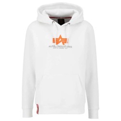 суичър,мъжки,пуловери,alpha,industries,basic,rubber,hoodie,white,(white)