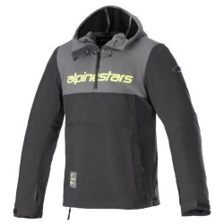 суичър,мъжки,пуловери,alpinestars,sherpa,hoodie,tar,gray,black,yellow,fluo,(black)