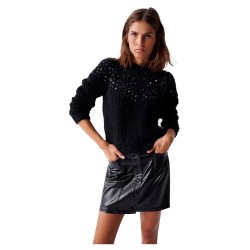 блуза,дамски,пуловери,дамски,плетени,дрехи,salsa,jeans,austria,sweater,black