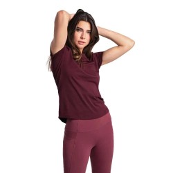 тениска,дамски,тениски,lolë,performance,short,sleeve,t,shirt,red,(plum)