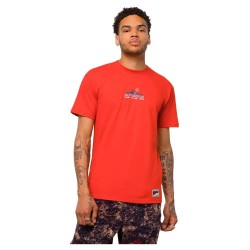 тениска,мъжки,тениски,vans,outdoor,club,short,sleeve,t,shirt,orange,(dark,red)