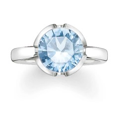 бижутерия,thomas,sabo,036,009,31,52,ring,silver,(blue,silver)