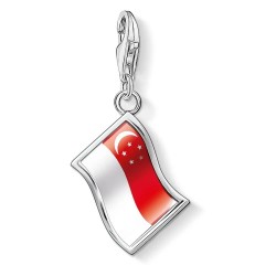 бижутерия,thomas,sabo,1210,603,10,charm,clear,(silver,red)