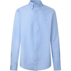риза,с,дълъг,ръкав,мъжки,ризи,hackett,washed,oxford,long,sleeve,shirt,blue