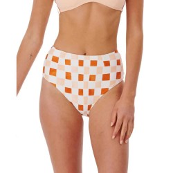 Rip curl Surf Check Hi Cheeky bikini bottom - Orange (Peach) дамски,бански,костюми,rip,curl,surf,check hi,cheeky,bikini,bottom,orange,(peach)
