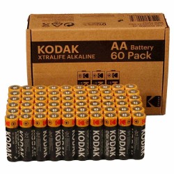 батерии,kodak,xtralife,aa,alkaline,battery,60,units,black,(multicolour)