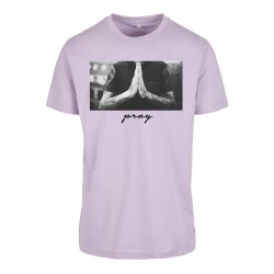 тениска,дамски,тениски,mister,tee,urban,classics,pray,short,sleeve,t,shirt,white,(purple)
