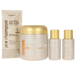 Kativa Kit Alisado Brasileño capillary treatment - Golden хигиена,коса,kativa,kit,alisado,brasileño,capillary,treatment,golden