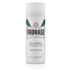 бръснене,proraso,sensitive,green,tea,50ml,shaving,foam,clear