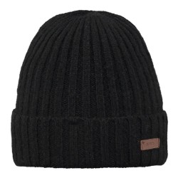 Шапка Barts Haakon Turnup beanie - Black шапка,всички,шапки,barts,haakon,turnup,beanie,black