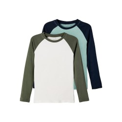тениска,детски,тениски,name,it,vijan,long,sleeve,t,shirt,2,units,multicolor,(blue,surf,pack,packed,with,white,alyssum)