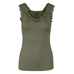 тениска,дамски,тениски,pieces,barbera,sleeveless,t,shirt,green,(deep,lichen,green)