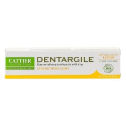 хигиена,тяло,cattier,dentargile,limon,75ml,toothpaste,clear