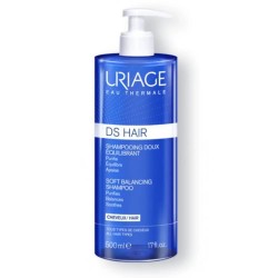 хигиена,коса,uriage,soft,shampoo,500ml,clear