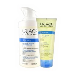 хигиена,тяло,uriage,xemose,emolliente,400ml,body,lotion,clear