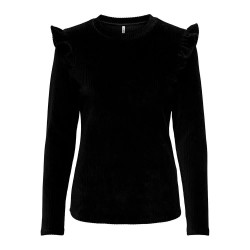 тениска,дамски,тениски,only,fenja,long,sleeve,t,shirt,black,(black)