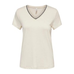 тениска,дамски,тениски,only,moster,short,sleeve,v,neck,t,shirt,beige,(birch)