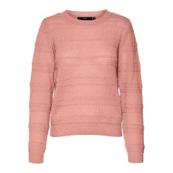 блуза,дамски,пуловери,дамски,плетени,дрехи,vero,moda,mie,sweater,pink,(misty,rose)