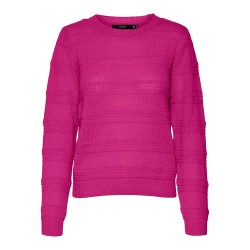 блуза,дамски,пуловери,дамски,плетени,дрехи,vero,moda,mie,sweater,wild,aster,(pink)