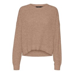 блуза,дамски,пуловери,дамски,плетени,дрехи,vero,moda,sadie,sweater,silver,mink,(beige)