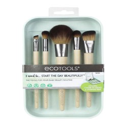 специфични,козметични,продукти,ecotools,start,the,day,beautifully,kit,makeup,brushes,golden