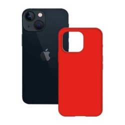 други,аксесоари,ksix,soft,silicone,bulk,iphone,14,silicone,phone,case,red,(red)