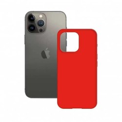 други,аксесоари,ksix,soft,silicone,bulk,iphone,14,plus,silicone,phone,case,red