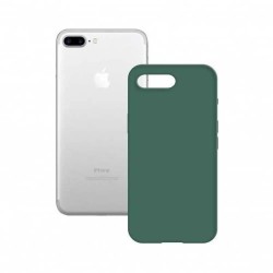 други,аксесоари,ksix,soft,silicone,bulk,iphone,7,8,plus,silicone,phone,case,green,(green)