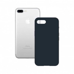 други,аксесоари,ksix,soft,silicone,bulk,iphone,7,8,plus,silicone,phone,case,navy,blue,(blue)