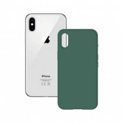 други,аксесоари,ksix,soft,silicone,bulk,iphone,xs,max,silicone,phone,case,green