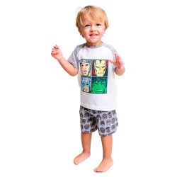 пижама,детски,пижами,cerdá,marvel,short,sleeve,pyjama,multicolor,(gray)