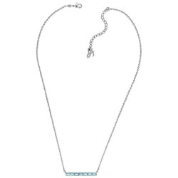бижутерия,adore,5303100,necklace,clear,(blue)