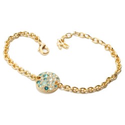 бижутерия,adore,5489681,bracelet,golden,(green)