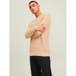 блуза,мъжки,пуловери,jack,&,jones,atlas,sweater,oatmeal,(beige)