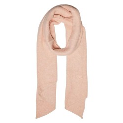 шал,ръкавици,шапки,и,шалове,pieces,pyron,lurex,long,scarf,pink,(cameo,rose,detail,silver,lurex)